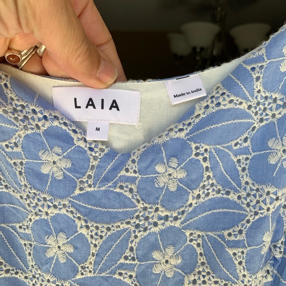 Eyelet jumpsuit sz M - Picture 2 of 7